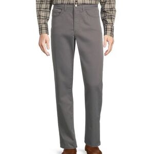 NWT Daniel Cremieux Hudson Gray Straight Jeans Comfort Stretch Classic Fit 30x34